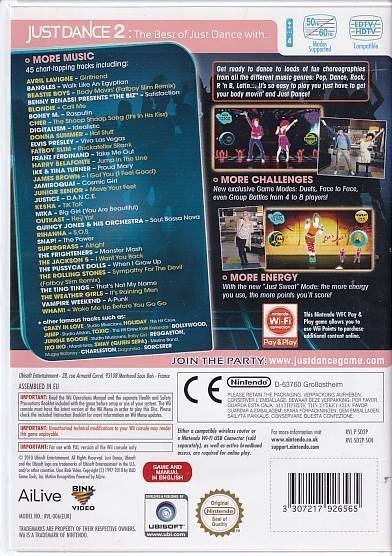 Just Dance 2 - Nintendo Wii (B Grade) (Genbrug)